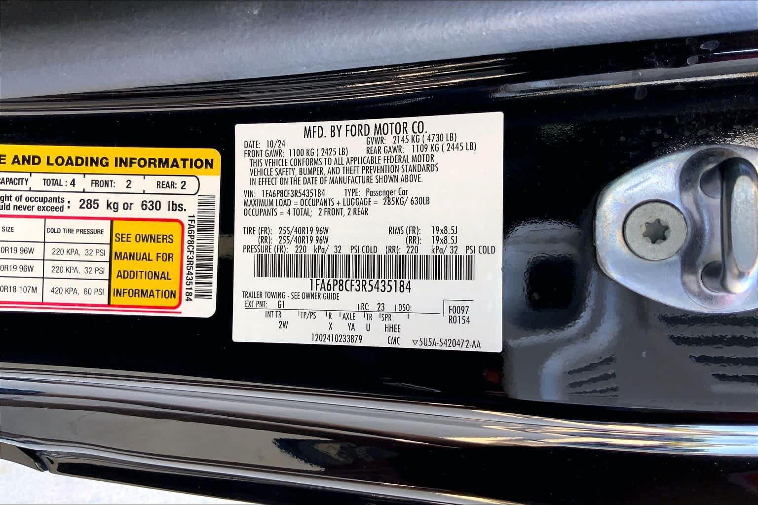 Used 2024 Ford Mustang GT RWD image 31