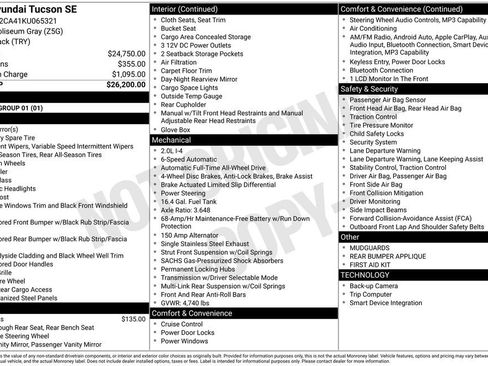 Used 2019 Hyundai Tucson SE image 7