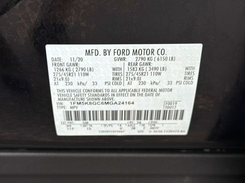 Used 2021 Ford Explorer ST w/ Equipment Group 401A AWD/4WD image 29