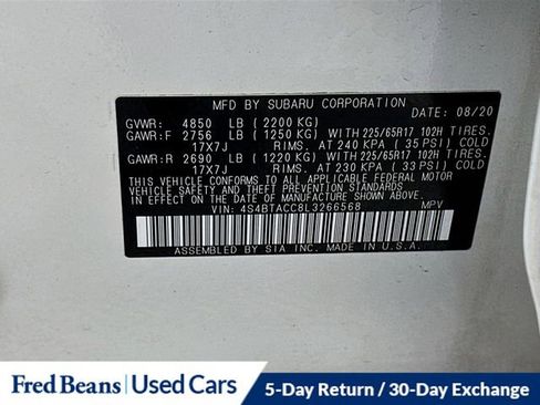 Used 2020 Subaru Outback Premium image 35