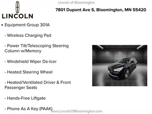 Certified 2025 Lincoln Corsair Grand Touring w/ Equipment Group 301A image 9