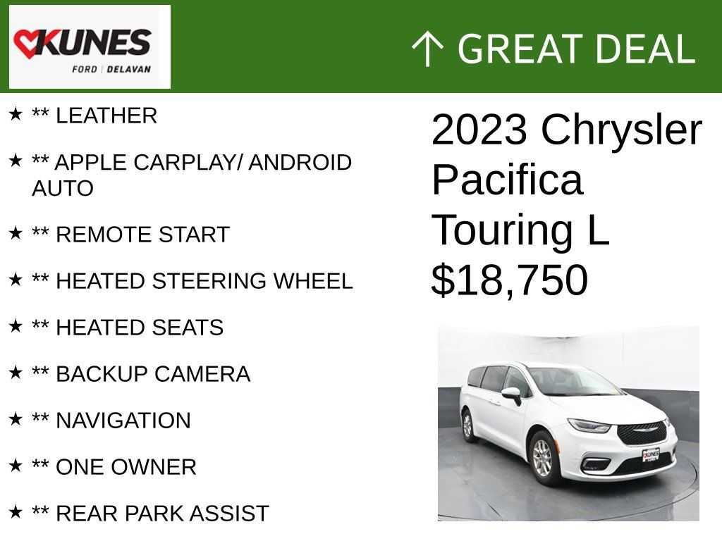 Used 2023 Chrysler Pacifica Touring-L FWD image 2