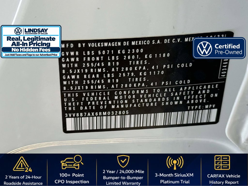 Certified 2024 Volkswagen Tiguan SE R-Line AWD/4WD image 28