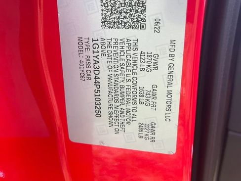 Used 2023 Chevrolet Corvette Stingray Convertible w/ Z51 Performance Package RWD image 25