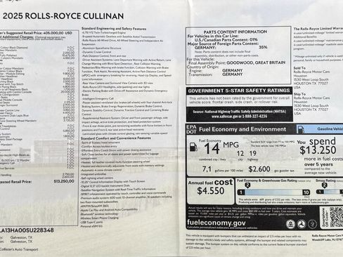 Used 2025 Rolls-Royce Cullinan image 69