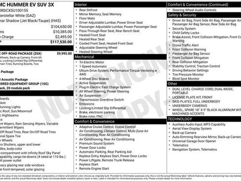 Certified 2025 GMC Hummer EV 3X w/ Extreme Off-Road Package AWD/4WD image 42
