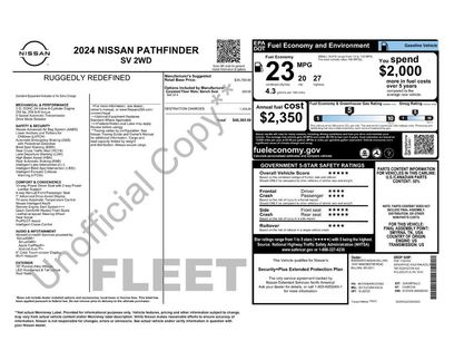 Used 2024 Nissan Pathfinder SV