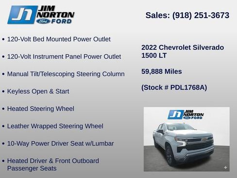 Used 2022 Chevrolet Silverado 1500 LT AWD/4WD image 15