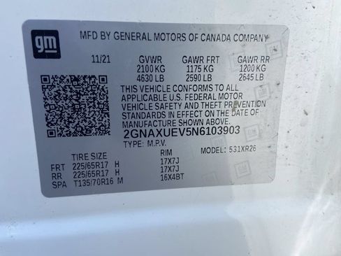 Used 2022 Chevrolet Equinox LT AWD/4WD image 33