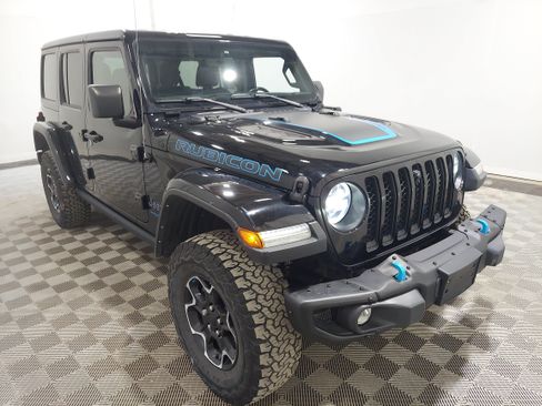 Used 2022 Jeep Wrangler Unlimited Rubicon 4xe w/ Steel Bumper Group AWD/4WD image 4