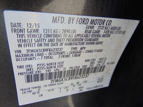 Used 2015 Ford Flex SEL w/ Equipment Group 202A image 30
