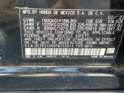 Certified 2023 Honda HR-V Sport image 20