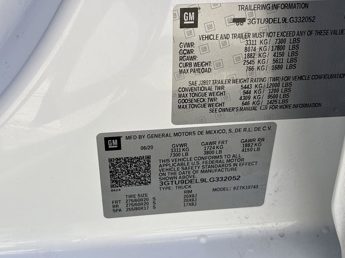 Used 2020 GMC Sierra 1500 SLT w/ SLT Premium Plus Package AWD/4WD image 30