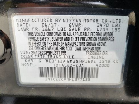 Used 2017 Nissan Versa Note SR image 26