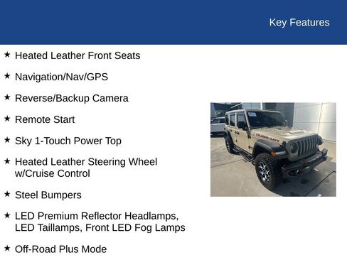 Used 2022 Jeep Wrangler Unlimited Rubicon w/ Steel Bumper Group AWD/4WD image 33