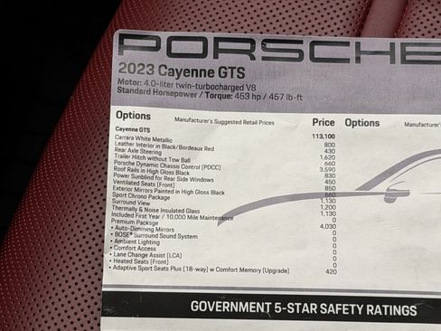 Certified 2023 Porsche Cayenne GTS AWD/4WD image 62