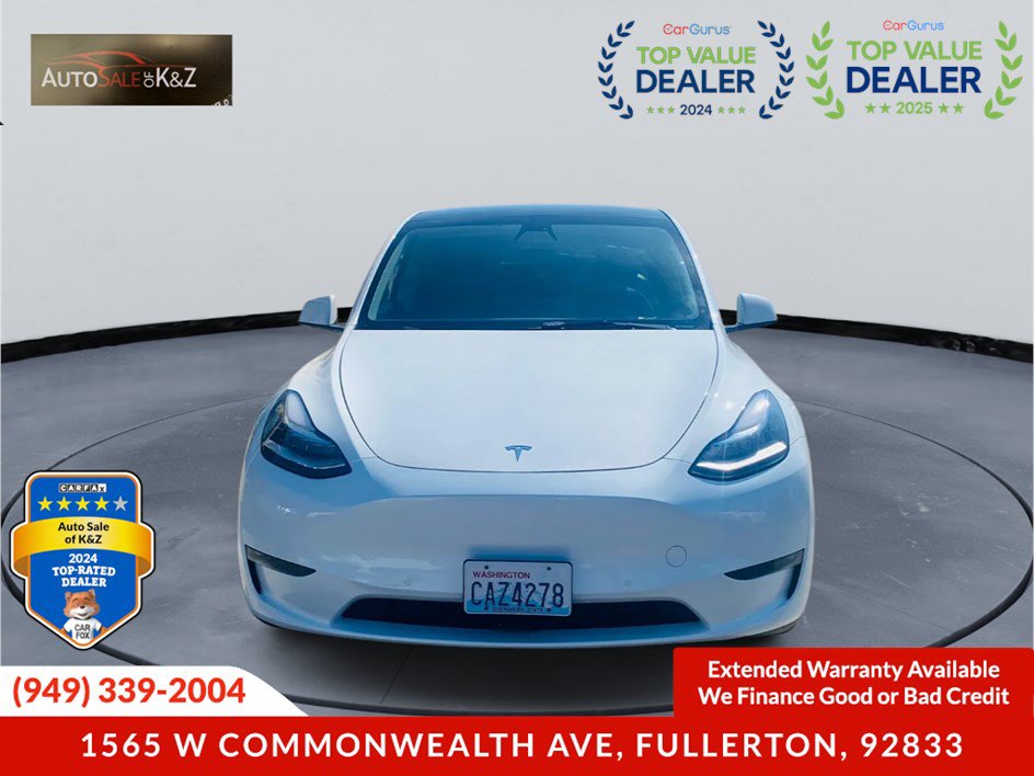 Used 2021 Tesla Model Y Long Range AWD/4WD image 2