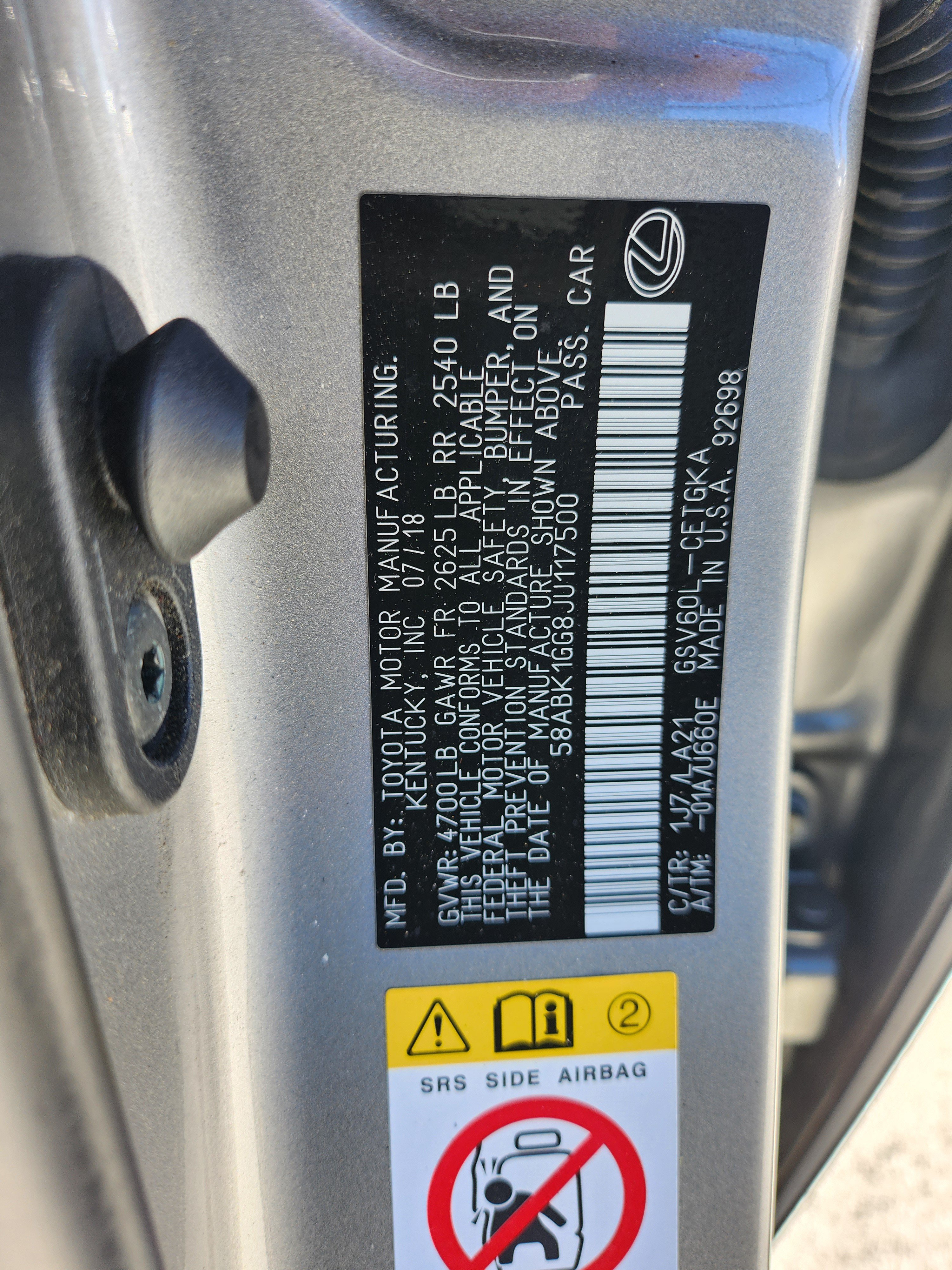 Used 2018 Lexus ES 350 w/ Navigation System Package FWD image 30