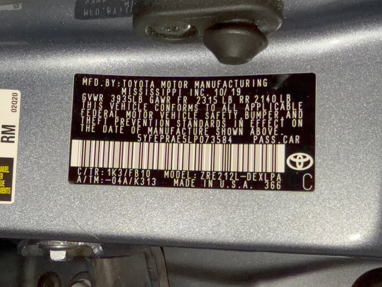 Used 2020 Toyota Corolla LE FWD image 31