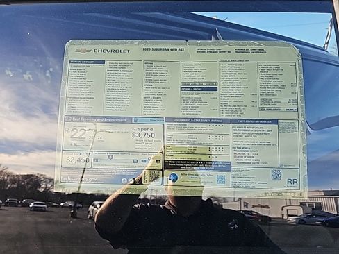 New 2026 Chevrolet Suburban RST w/ RST Capability Package image 15