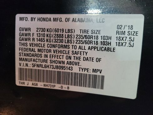 Used 2018 Honda Odyssey EX-L image 33