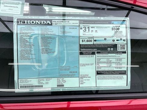 New 2026 Honda Accord SE image 20