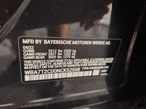 Used 2022 BMW 740i w/ Premium Package RWD image 33