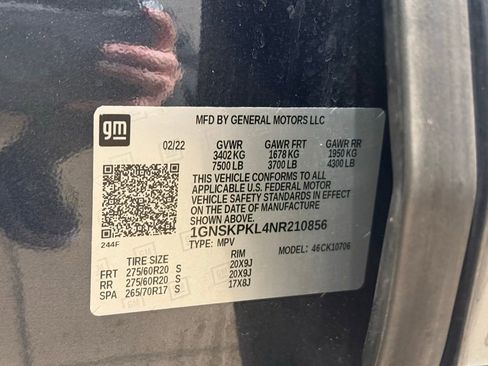 Used 2022 Chevrolet Tahoe Z71 w/ Z71 Off-Road Package image 32