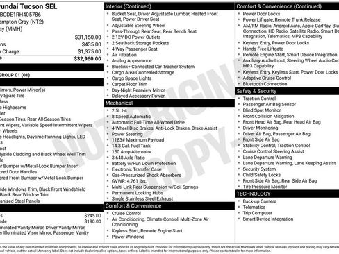 Certified 2024 Hyundai Tucson SEL AWD/4WD image 6