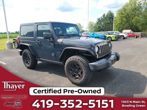Certified 2017 Jeep Wrangler Sport AWD/4WD image 1
