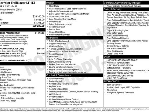 Used 2025 Chevrolet TrailBlazer LT w/ Convenience Package AWD/4WD image 2