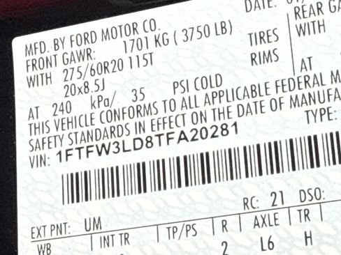 Used 2026 Ford F150 XLT w/ XLT Chrome Appearance Package AWD/4WD image 29