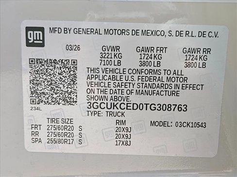 New 2026 Chevrolet Silverado 1500 Custom Trail Boss w/ Dark Appearance Package image 17