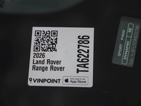 New 2026 Land Rover Range Rover Sport Dynamic SE image 25