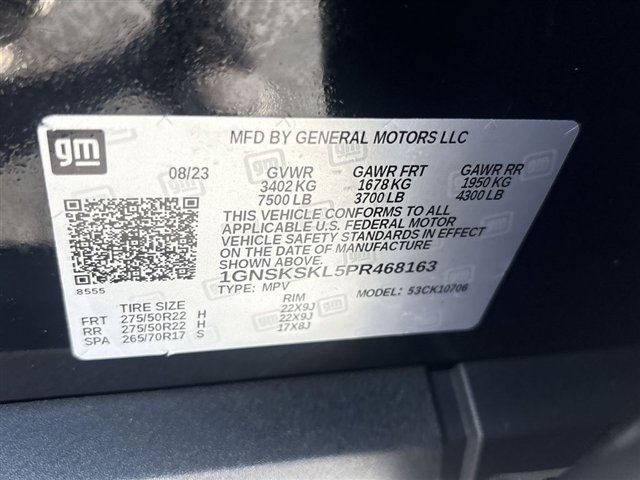 Certified 2023 Chevrolet Tahoe Premier w/ Advanced Technology Package AWD/4WD image 35