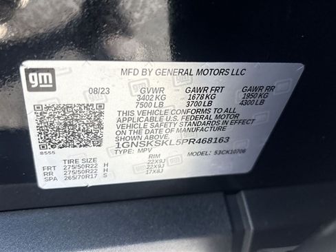 Certified 2023 Chevrolet Tahoe Premier w/ Advanced Technology Package AWD/4WD image 35