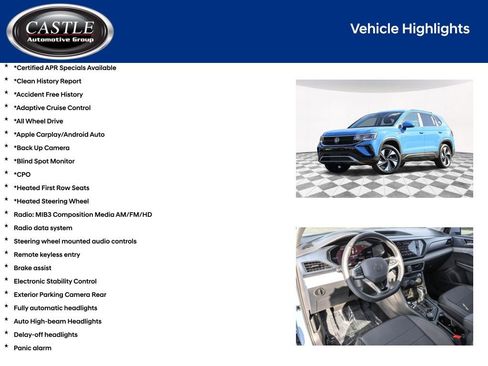 Used 2024 Volkswagen Taos SE image 4