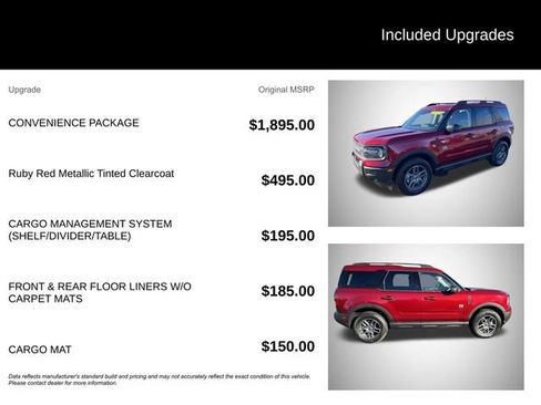 Used 2025 Ford Bronco Sport Big Bend w/ Convenience Package image 7