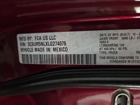 Used 2020 RAM 2500 Laramie image 99