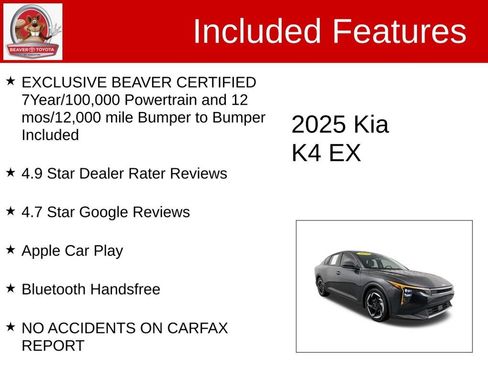 Used 2025 Kia K4 EX FWD image 4