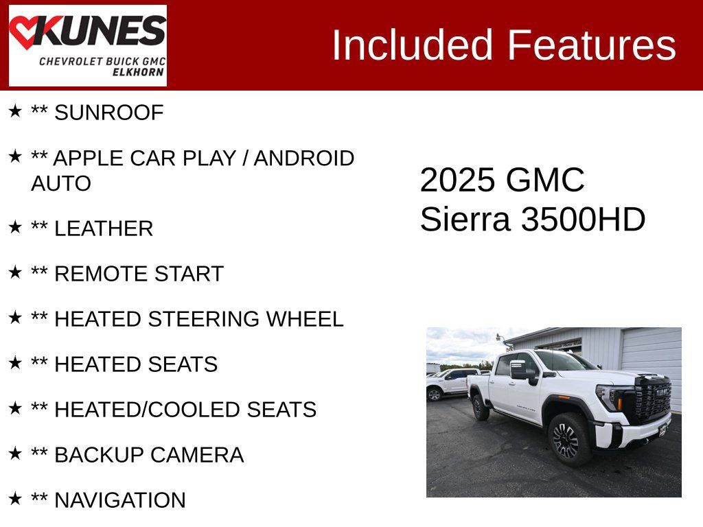 Used 2025 GMC Sierra 3500 Denali Ultimate AWD/4WD image 2