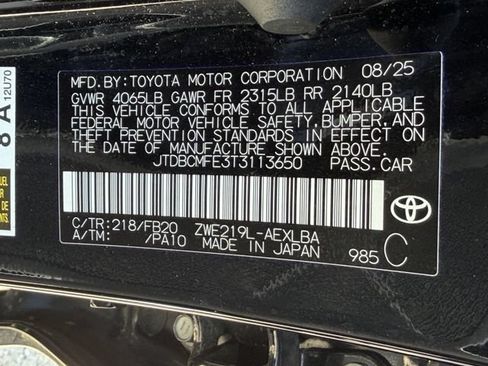 Used 2026 Toyota Corolla LE FWD image 26
