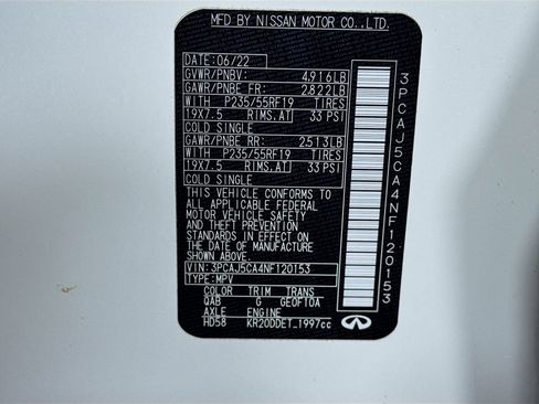 Certified 2022 INFINITI QX50 Essential FWD image 44