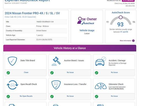 Certified 2024 Nissan Frontier PRO-4X w/ Pro Convenience Package image 22
