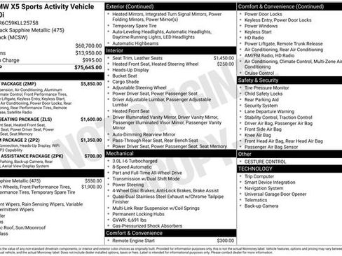 Used 2019 BMW X5 xDrive40i w/ M Sport Package image 2