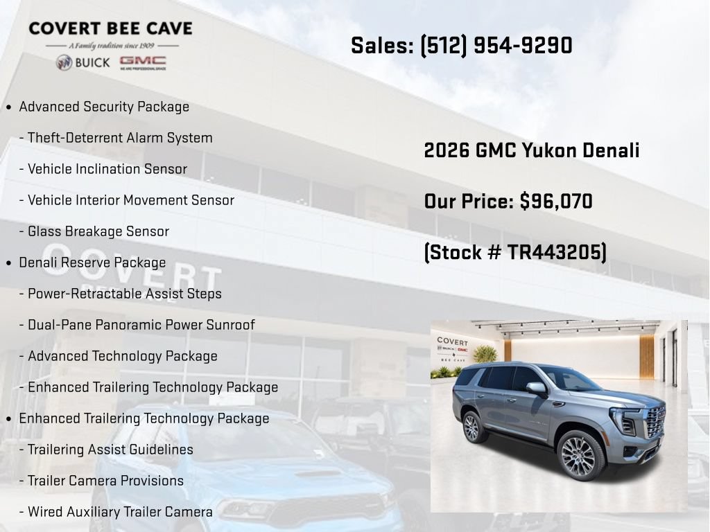 New 2026 GMC Yukon Denali w/ Denali Reserve Package AWD/4WD image 19