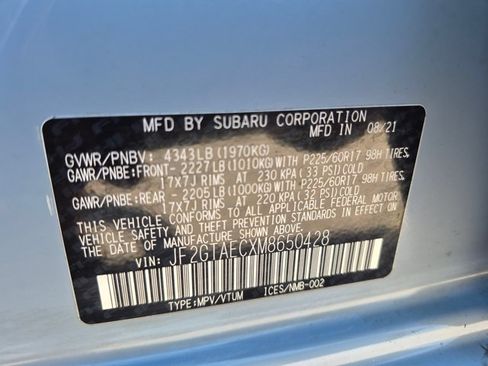 Used 2021 Subaru Crosstrek 2.0i Premium w/ Moonroof Package AWD/4WD image 23