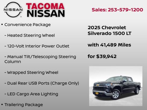 Used 2025 Chevrolet Silverado 1500 LT AWD/4WD image 37