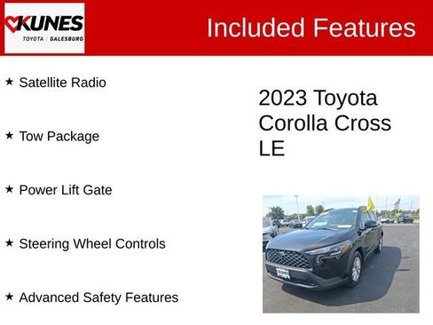 Used 2023 Toyota Corolla Cross LE FWD image 3
