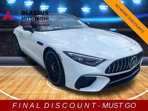 Used 2022 Mercedes-Benz SL 55 AMG 4MATIC w/ Driver Assistance Package image 1